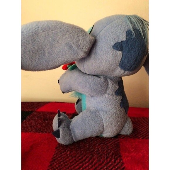 Sega Disney Stitch Lilo & Stitch Plush With Red Flower 7” Stuffed Animal - Picture 3 of 7